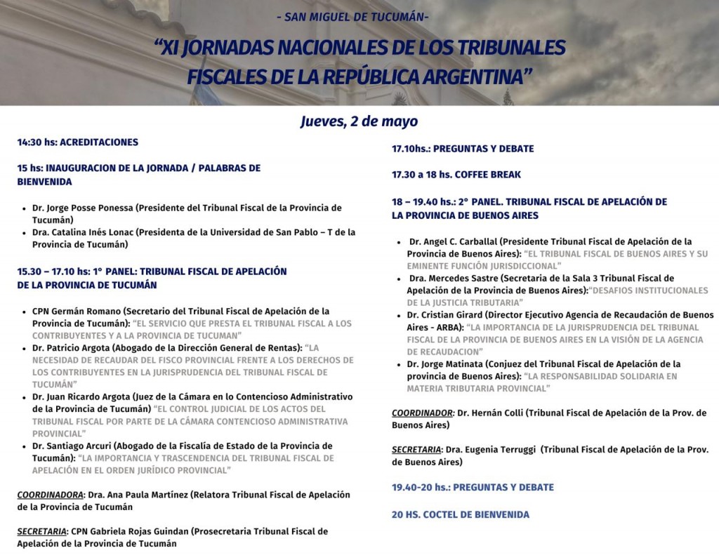 Cronograma Jornada